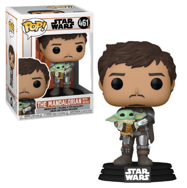 Star Wars Funko POP! The Mandalorian w/ Grogu #461 image 0