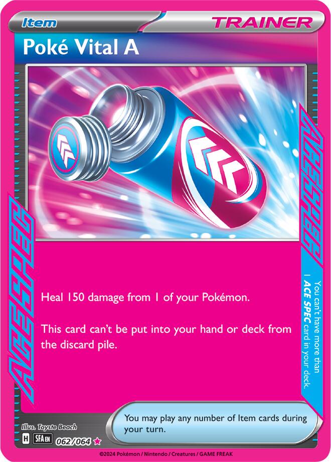 Poke Vital A #62 Pokemon Shrouded Fable image 0