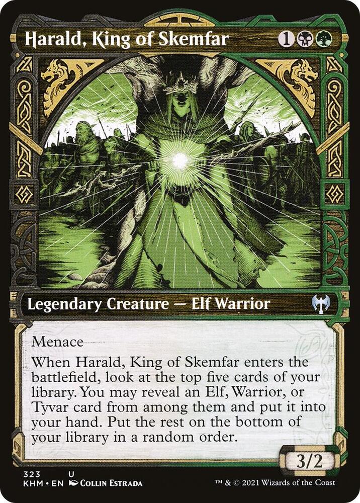 Harald, King of Skemfar [Showcase Foil] #323 Magic Kaldheim image 0