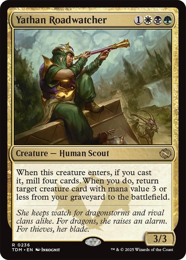 Yathan Roadwatcher #236 Magic Tarkir: Dragonstorm image 0