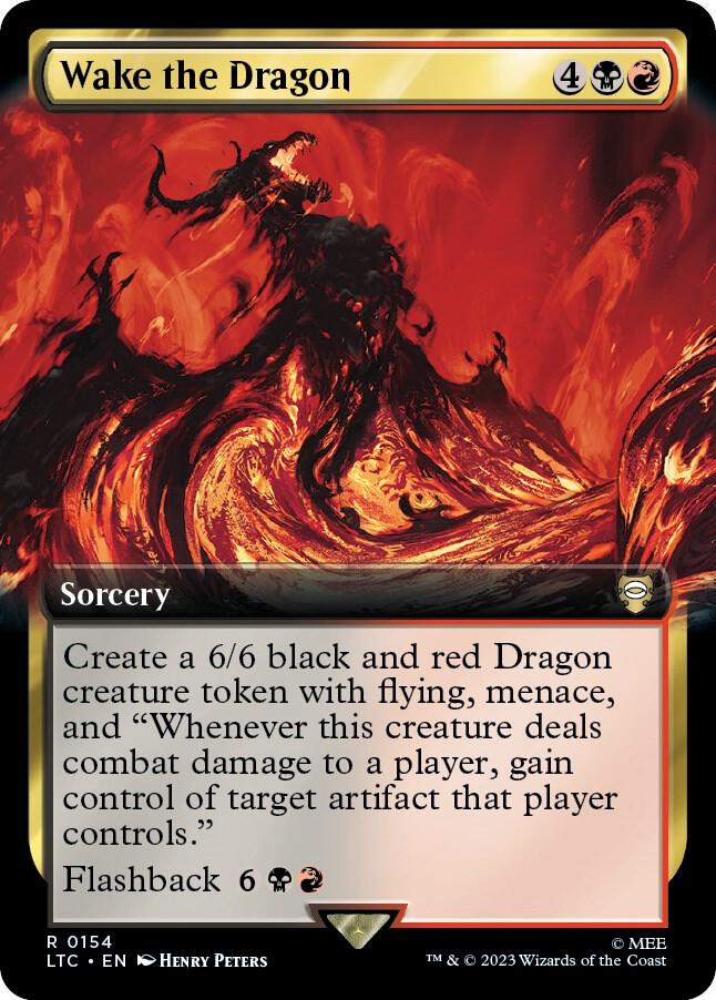 Wake the Dragon [Extended Art] #154 Magic Lord of the Rings Commander image 0