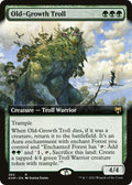 Old-Growth Troll [Extended Art Foil] #365 Magic Kaldheim image 0