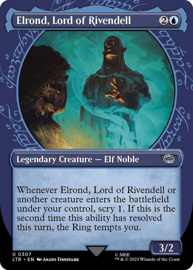 Elrond, Lord of Rivendell [Showcase] #307 Magic Lord of the Rings image 0