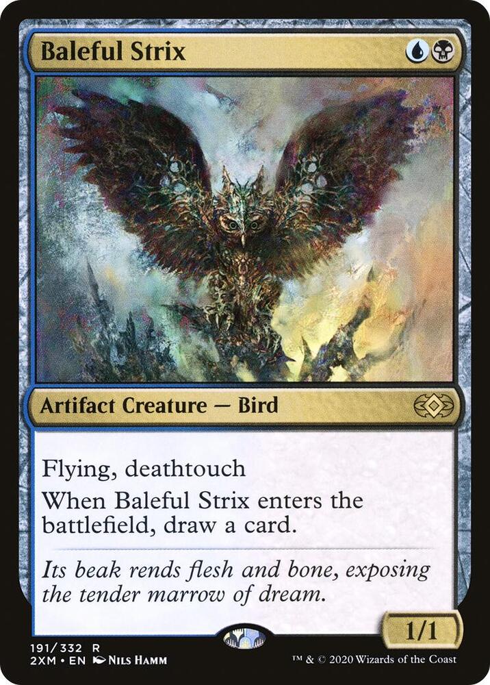 Baleful Strix #191 Magic Double Masters image 0