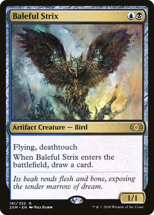 Baleful Strix #191 Magic Double Masters image 0