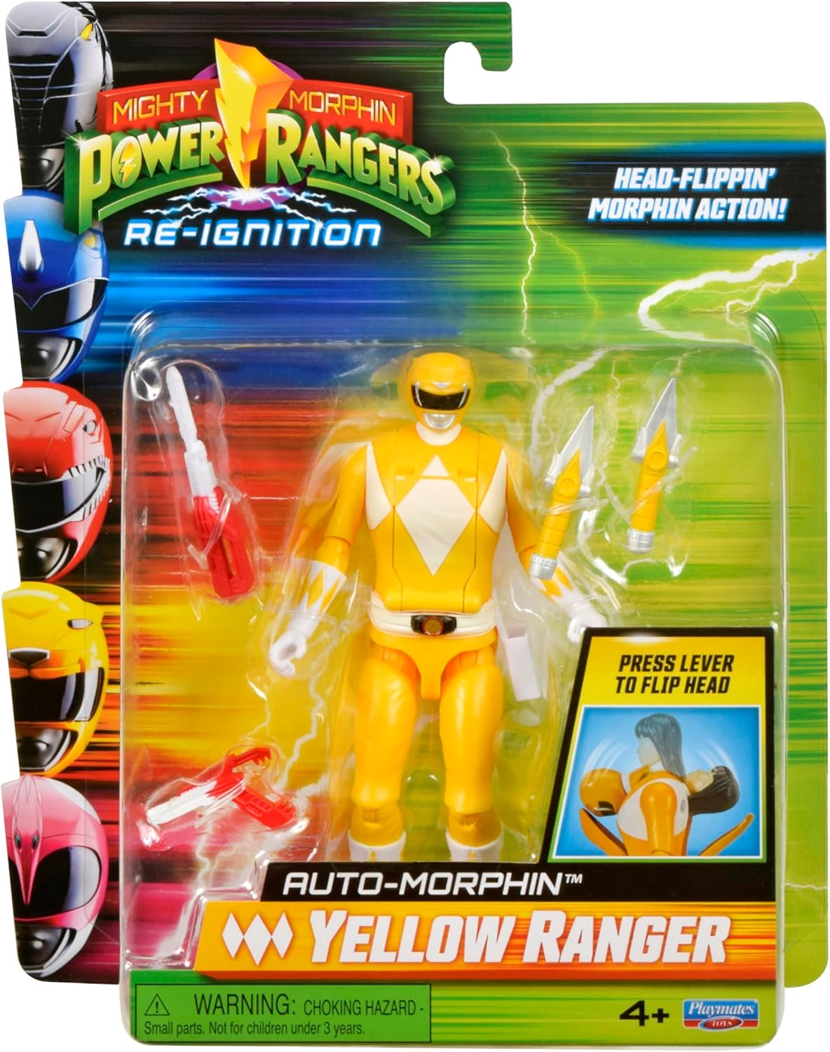 Power Rangers Re-Ignition 6" Action Figure Auto Morphin - Yellow Ranger image 0