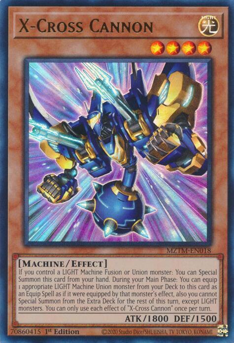 X-Cross Cannon MZTM-EN018 YuGiOh Maze of the Master image 0