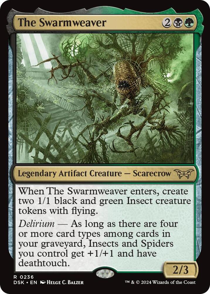The Swarmweaver #236 Magic Duskmourn: House of Horror image 0