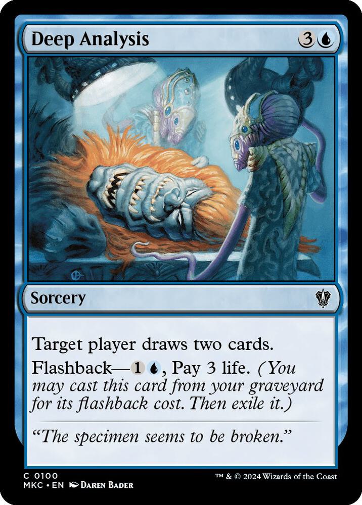 Deep Analysis #100 Magic Murders at Karlov Manor Commander image 0