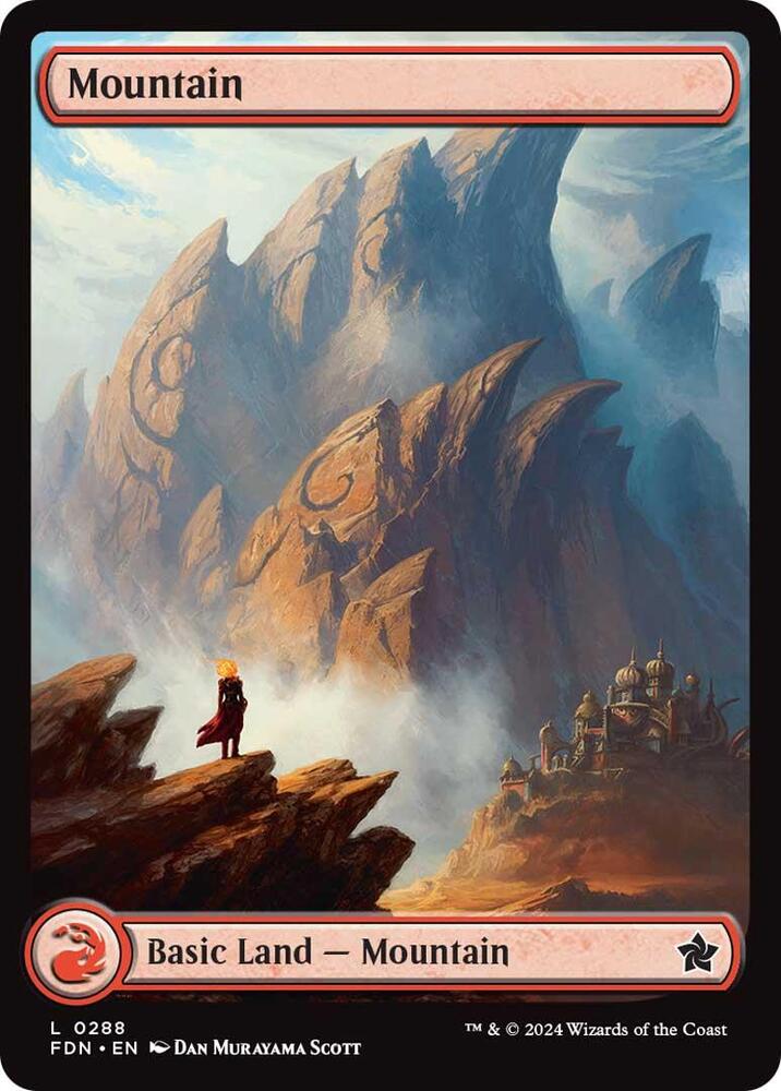 Mountain [Foil] #288 Magic Foundations image 0