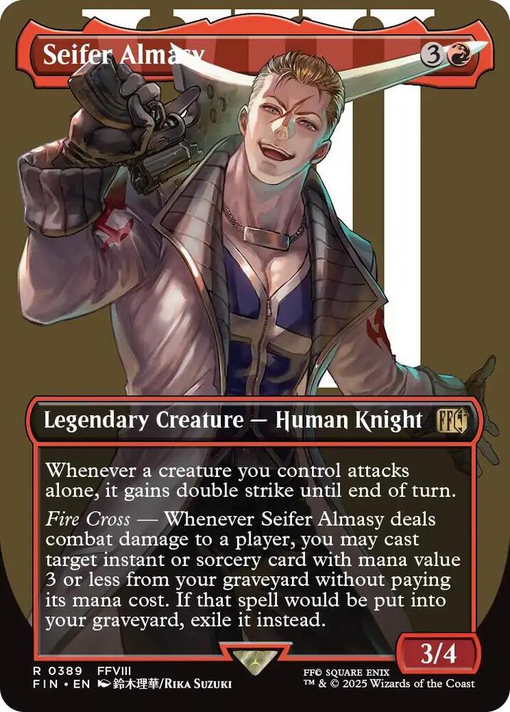 Seifer Almasy [Borderless] #389 Magic Final Fantasy image 0