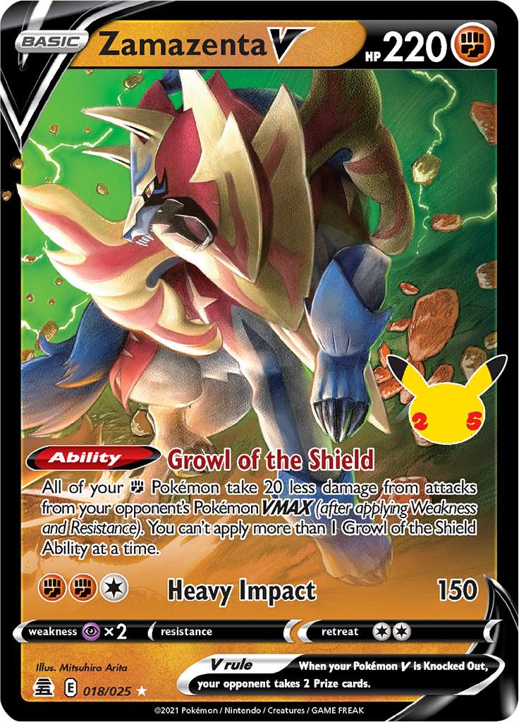 Zamazenta V #18 Pokemon Celebrations image 0