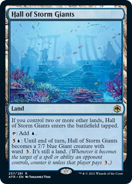 Hall of Storm Giants [Foil] #257 Magic AFR image 0