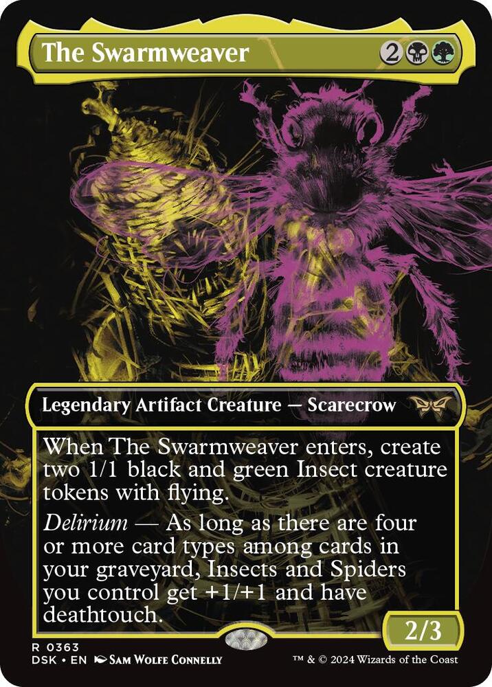The Swarmweaver [Showcase Foil] #363 Magic Duskmourn: House of Horror image 0