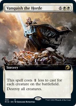 Vanquish the Horde [Extended Art] #333 Magic Innistrad: Midnight Hunt image 0