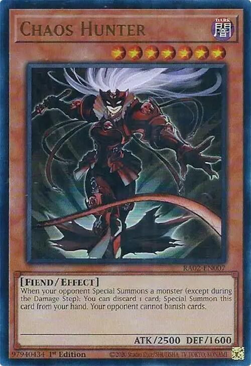 Chaos Hunter [Ultra Rare] RA02-EN007 image 0