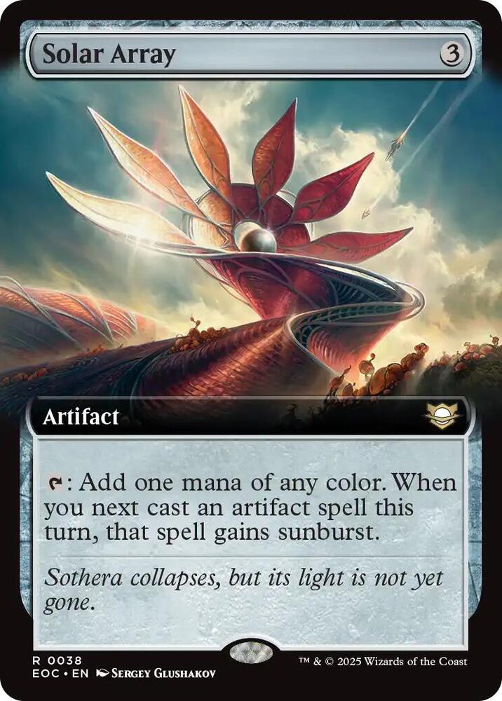 Solar Array [Extended Art] #38 Magic Edge of Eternities Commander image 0