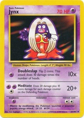 Jynx #31 Pokemon Base Set (HP) image 0