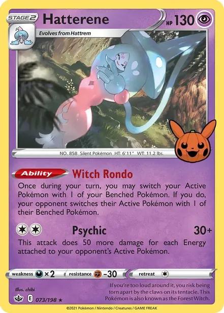 Hatterene [Holo] #73 Pokemon Trick or Trade 2022 image 0