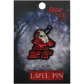 Friday The 13th - Mask & Knife Enamel Lapel Pin