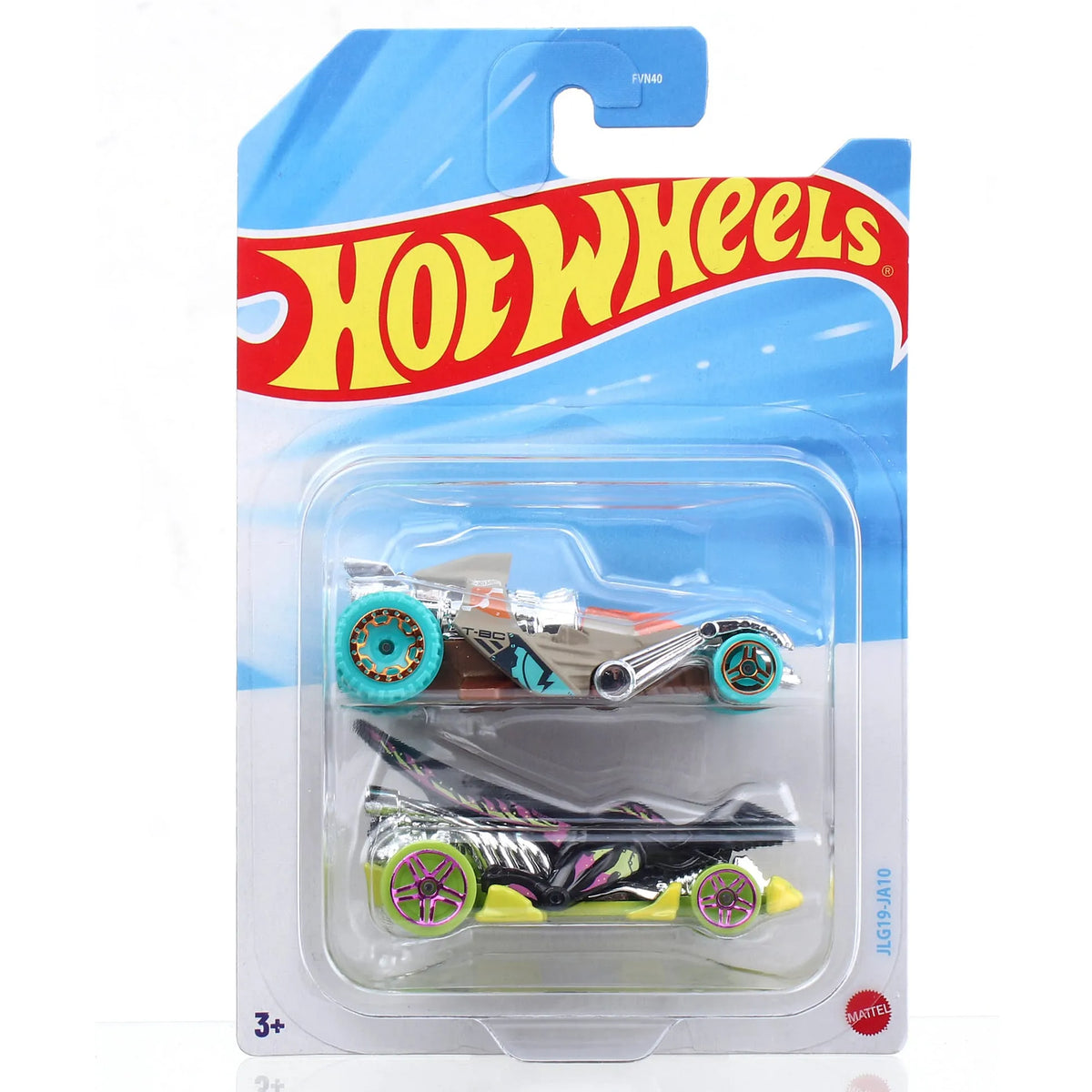 Hot Wheels Diecast 2pk 1:64 Car JLG19-JA10