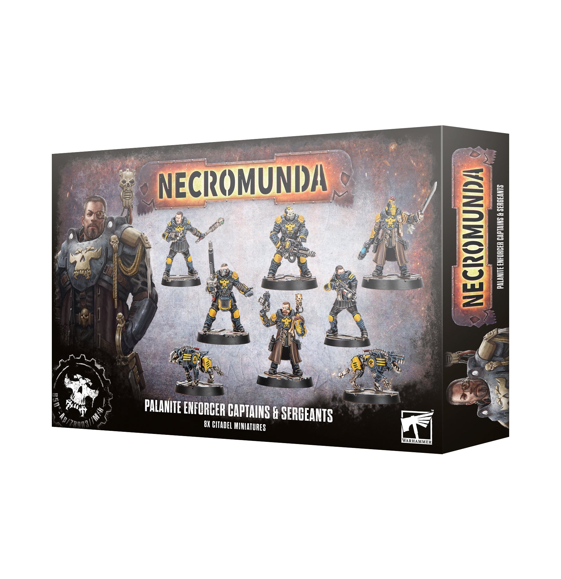 Warhammer Necromunda: Palanite Enforcer Captains & Sergeants