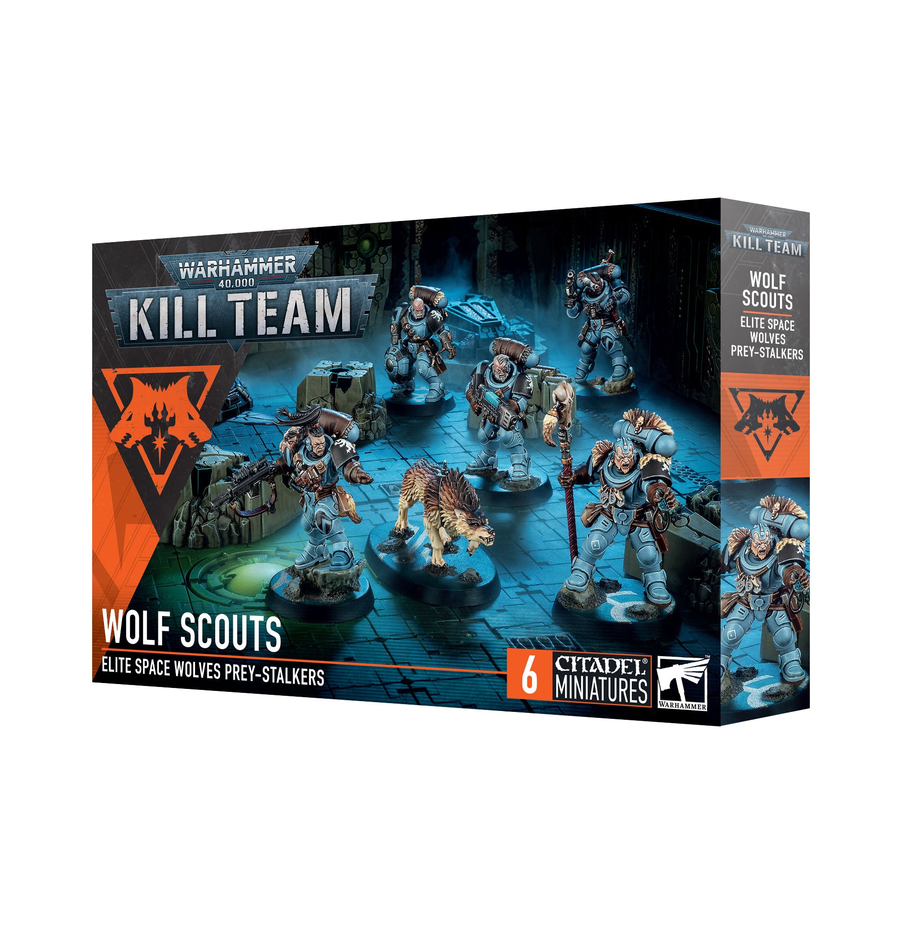 Warhammer 40k: Kill Team: Wolf Scouts Elite Space Wolves Prey-Stalkers