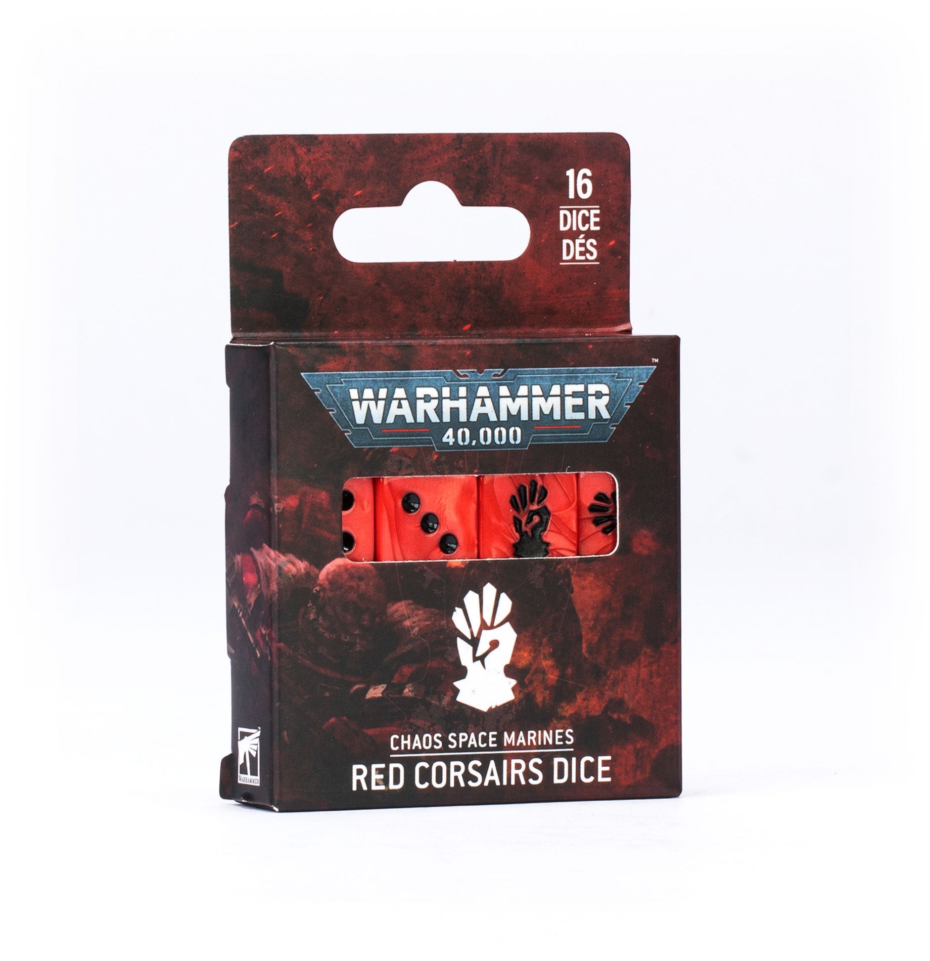 Warhammer 40k: Red Corsairs Dice Set