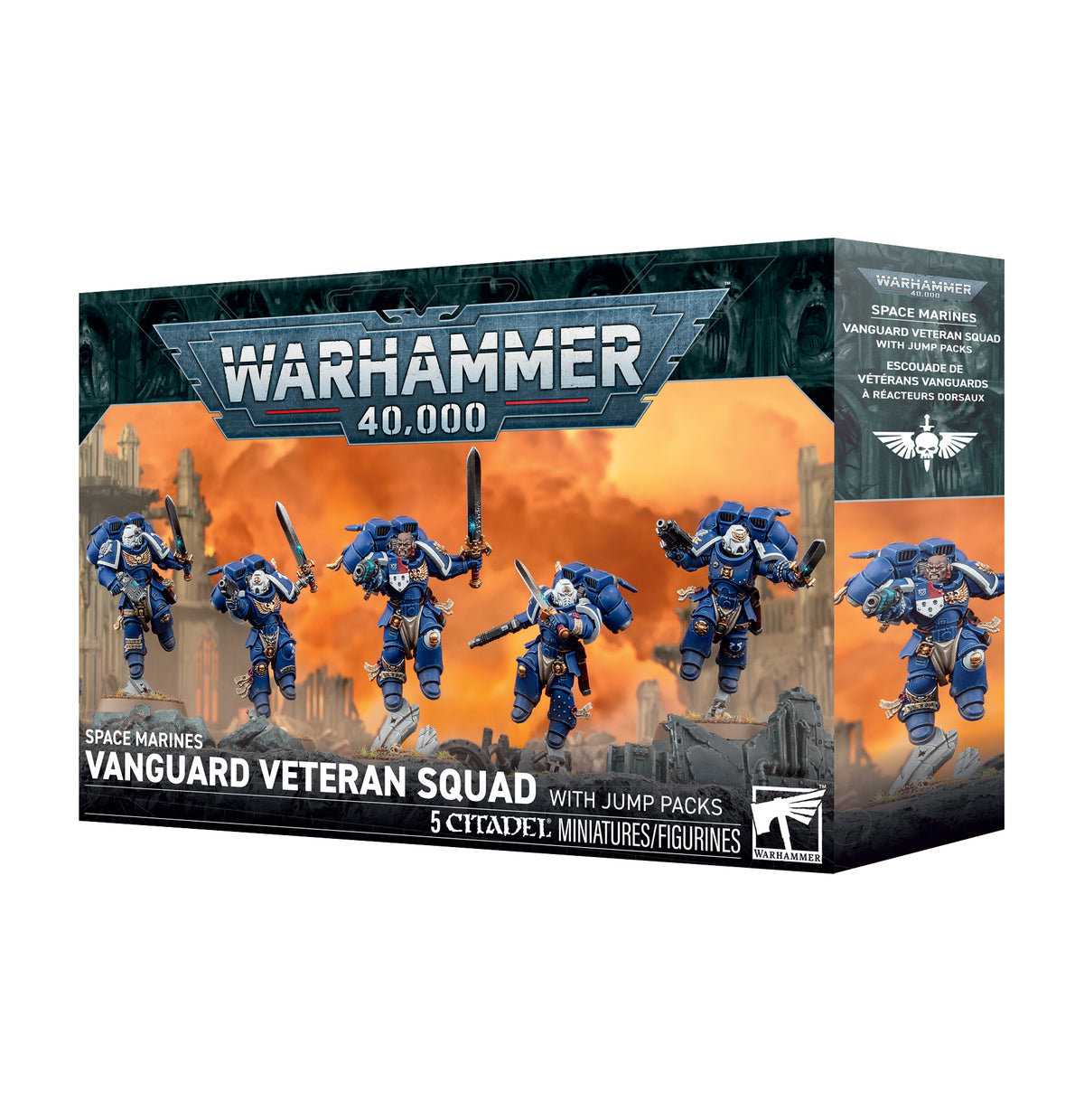 Warhammer 40k: Space Marines: Vanguard Veteran Squad w/ Jump Packs