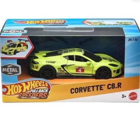 Hot Wheels Pull Back Speeders - Corvette C8.R 24/32