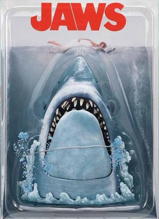 Jaws 50th Anniversary 8" Static Figure Poster Series