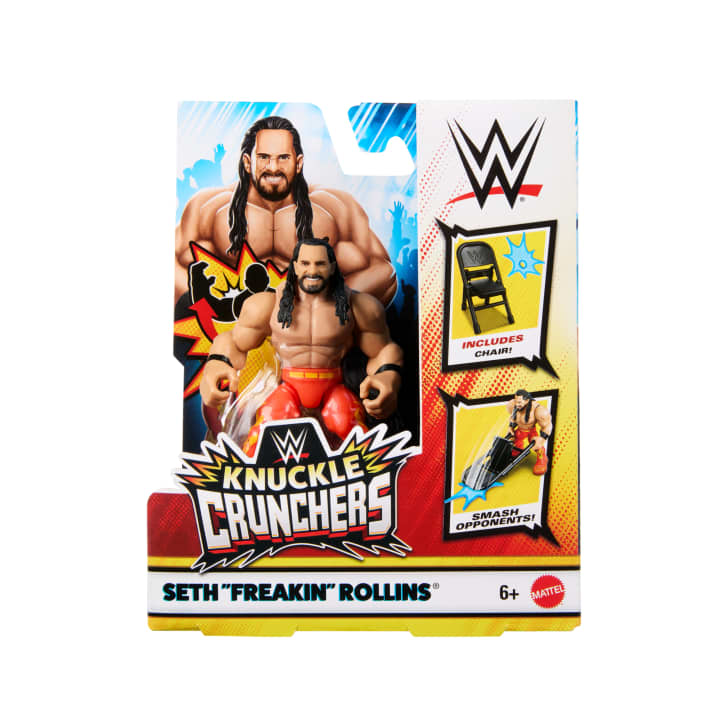 WWE Knuckle Crunchers Seth Rollins w/ Battle Accessory