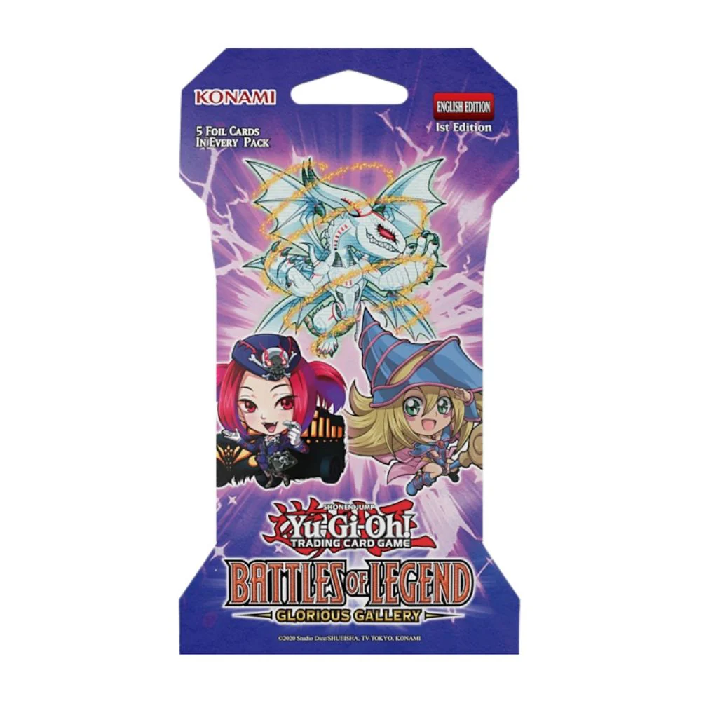 Yugioh Battle Of Legends: Glorious Gallery Sleeved Booster Pack