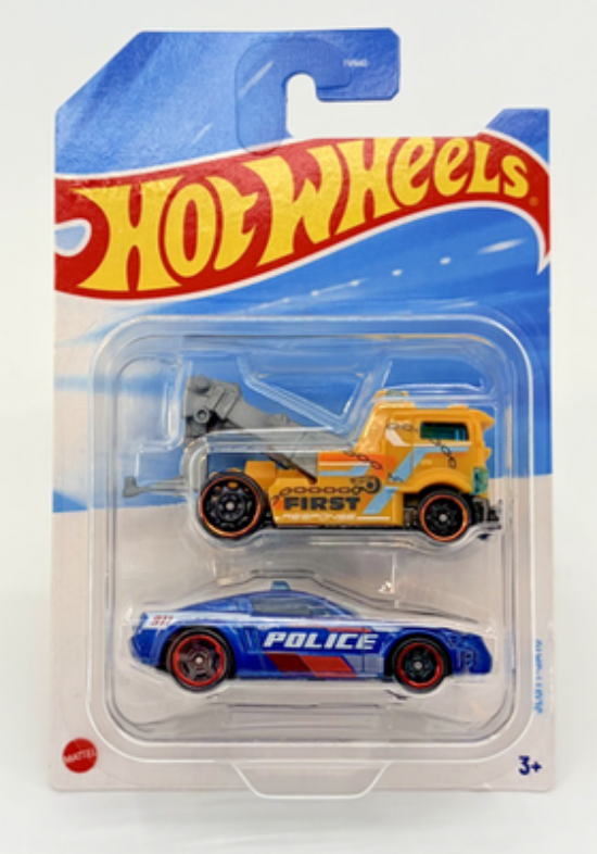 Hot Wheels Diecast 2pk 1:64 Car JLG11-JA10