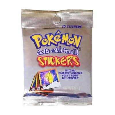 Pokemon Series 1 Sticker Pack 1999