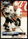 Ted Donato [Rookie] #221 1992 Pro Set