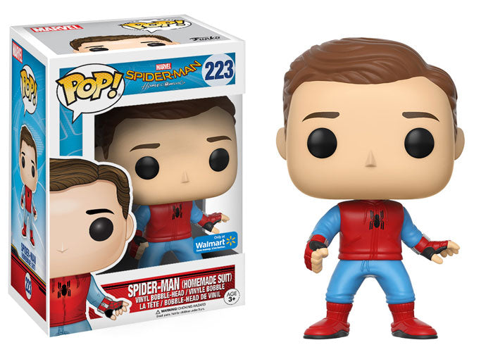 Spider-Man Funko POP! Spider-Man (Homemade Suit) #223 [Walmart Exclusive]